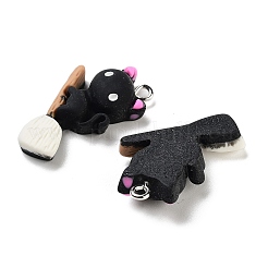 Colgantes de resina opaca con tema de halloween&nbsp;RESI-N039-88