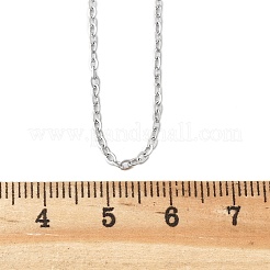 Anlaufgeschützte klassische schlichte 304 Edelstahl Herren Damen Ankerkette Halsketten&nbsp;STAS-M174-025P