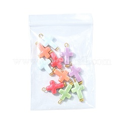10 pendentif en porcelaine fait main 5 couleurs&nbsp;PALLOY-FS00085