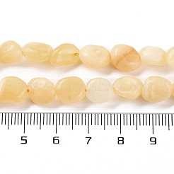 Natürliche gelbe Jade Perlen Stränge&nbsp;LS-G-G146-A20-01