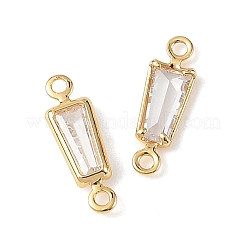 Ciondoli a forma di trapezio in ottone con pavé di zirconi cubici Shegrace&nbsp;XGRQ2O049-444A-G