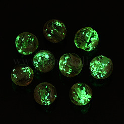 Handgemachte leuchtende Innen Blumen Glasperlen&nbsp;LAMP-TD001-8mm-03-01