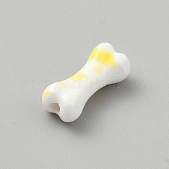 Perles en porcelaine manuelles&nbsp;PORC-CJC0001-02M