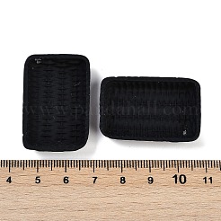 Cabochon in resina a forma di cestino in rattan&nbsp;RESI-Q014-07C