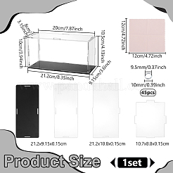 Espositori in acrilico trasparente&nbsp;DIY-WH0430-810A