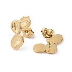 Boucles d'oreilles à tige en acier inoxydable 304&nbsp;STAS-Z052-21G