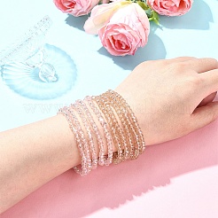 5 Stück Stretch-Armband-Set mit Glasperlen&nbsp;BJEW-YW00003-01