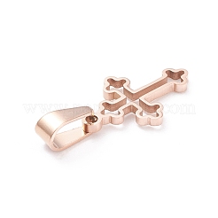 Colgantes de acero inoxidable 304 con revestimiento iónico (IP)&nbsp;STAS-L216-26RG