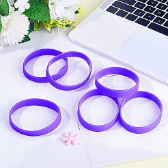 24 Stück Wort Silikonschnur Armband&nbsp;BJEW-CN0001-21