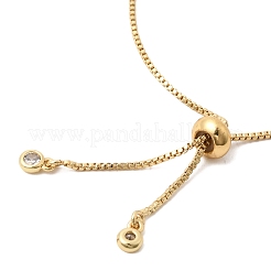 Herstellung eines Armbands mit Schiebeverschluss aus 1 mm Messingboxkette&nbsp;MAK-K024-04G
