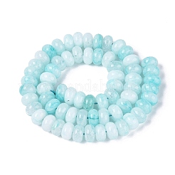 Natürliche weiße Jade perlen Stränge&nbsp;G-Q613-01F-15