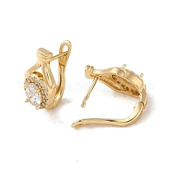 Boucles d'oreilles en laiton&nbsp;EJEW-L271-13KCG-02