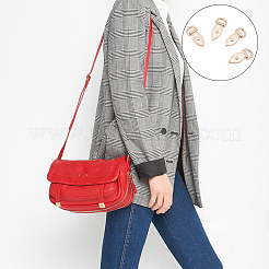 4 Stück Taschenaufhängungsverschlüsse aus Legierung&nbsp;PURS-CL0001-44