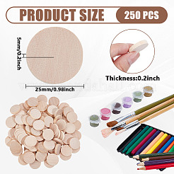 250 Stück&nbsp;WOOD-DR0001-06B