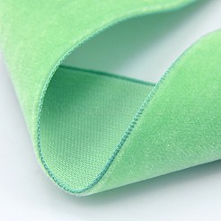 Ruban de velours en polyester pour emballage de cadeaux et décoration de festival&nbsp;SRIB-M001-15mm-564