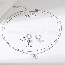 Set di gioielli in ottone cubo&nbsp;FS-WGC3535-01