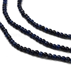 Gefärbt natürliche Lapislazuli Perlen Stränge&nbsp;LS-G-H317-A01