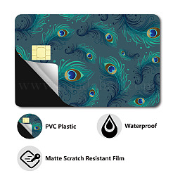 Rechteckige wasserdichte Kartenaufkleber aus PVC-Kunststoff&nbsp;DIY-WH0432-098