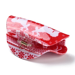 Weihnachtsthema-PVC-Krallenhaarspangen&nbsp;LS-PHAR-C001-01B
