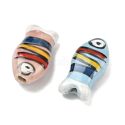 Perles en porcelaine manuelles&nbsp;PORC-A031-07