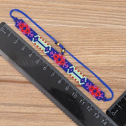 Braccialetto di perline intrecciate con semi di miyuki&nbsp;BJEW-P269-40