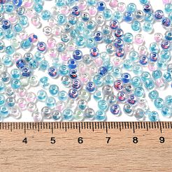 Cuentas redondas de vidrio transparente&nbsp;X1-SEED-B001-05A-07