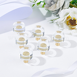 Runde schranktürgriffe aus messing und glas&nbsp;LS-FIND-WH0097-16G