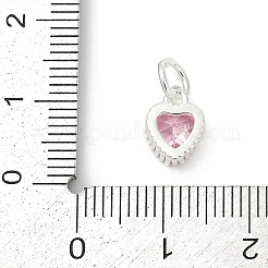 Ottone micro spianare pendenti zirconi&nbsp;KK-H204-01S-02