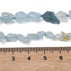 Natürliche Aquamarin Perlen Stränge&nbsp;G-L650-B01-01