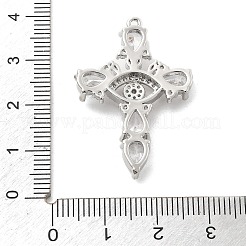 Messing micro pave klare zirkonia anhänger&nbsp;KK-L228-03P-03