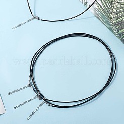 10 collane con cordino in pelle rotondo&nbsp;MAK-CL0001-01B