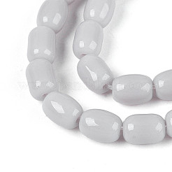Opache perle di vetro fili&nbsp;GLAA-T028-14P-02