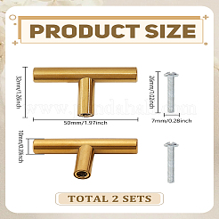 2 stücke edelstahl küche tür schrank t bar griff zugknopf&nbsp;FIND-LP0009-78