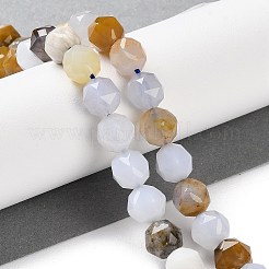 Natürlichen blauen Chalcedon Perlen Stränge&nbsp;G-NH0021-A11-01