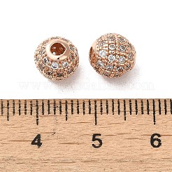 Gestell mit Messing-Pavé-Kubikzirkonia-Perlen&nbsp;KK-D100-08RG