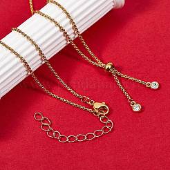 4 pièce de bracelet coulissant réglable en acier inoxydable 304&nbsp;AJEW-SZ0001-29