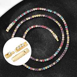 925 fermoir à baïonnette en argent sterling avec micro pavé de zircones cubiques transparentes&nbsp;STER-C016-01A-G