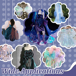 Organza-Stoff&nbsp;DIY-WH0308-692D