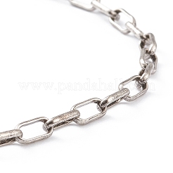 Colliers chaîne trombone en laiton&nbsp;NJEW-H206-02AS