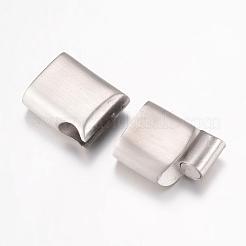 Fermoirs magnétiques en acier inoxydable 304 résistant au ternissement avec emembouts collées&nbsp;STAS-G071-39P