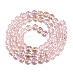 Trasparenti perle di vetro placca fili&nbsp;EGLA-Q132-6MM-01A-13