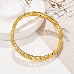 Bracelets en laiton pour femmes&nbsp;BJEW-D313-03G