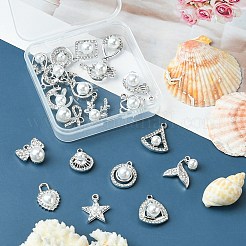 20 stücke 20 stil legierung kristall strass anhänger&nbsp;ALRI-YW0001-14
