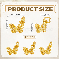 Encantos de aleación 10pcs&nbsp;ENAM-LP0001-76