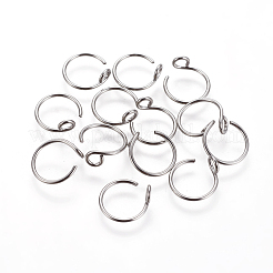 Ganci per orecchini in acciaio inossidabile chirurgico 316 anti-ossidazione&nbsp;X-STAS-E468-01P