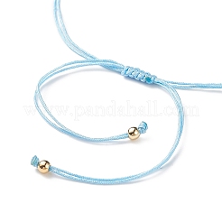 Gliederarmband aus Glassamen&nbsp;BJEW-JB08894-03