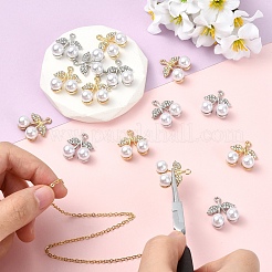 10 stücke legierung strass anhänger&nbsp;FIND-YW0010-96G