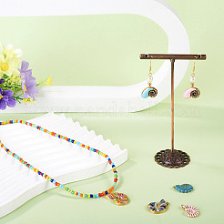6 pendentif en acier inoxydable émaillé 304&nbsp;STAS-TA0006-54