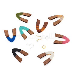 Kit de fabrication de boucles d'oreilles pendantes en forme de V&nbsp;DIY-BY0001-42
