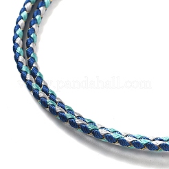 Fabrication de colliers tressés en cordon polyester&nbsp;MAK-L043-03G-13